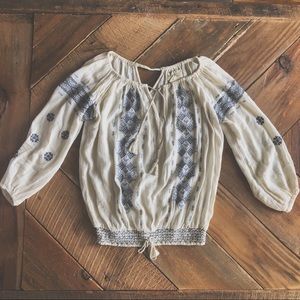 Ralph Lauren Denim + Supply Embroidered Blouse